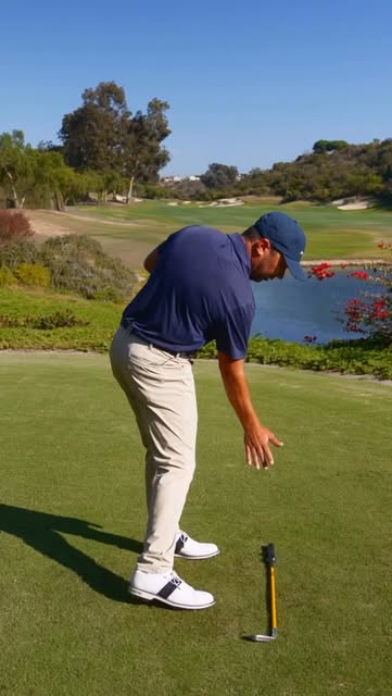 Playing golf underneath you versus around you is a key to a