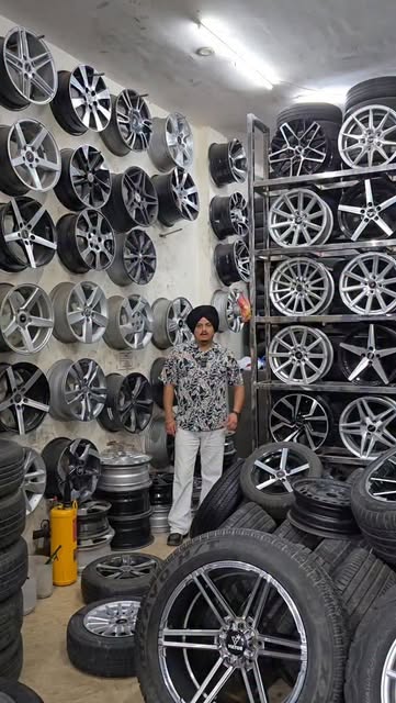 Cars Alloy Wheels And Tyres Market In Chandigarh🔥Alloy Tyre
