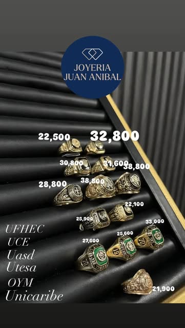 🎓💍 Lleva tu logro con orgullo y estilo con los anillos de