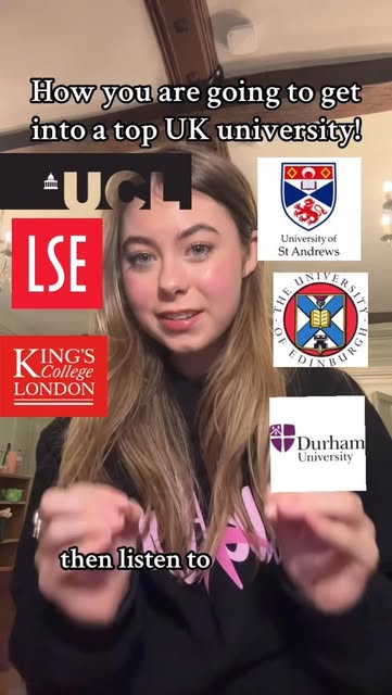 Everything you need to do to get into a top
UK university! #