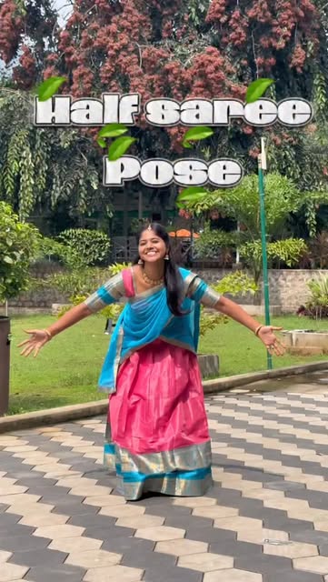 Half saree pose part-102🩷💙
Beautiful traditional half sare