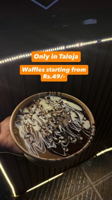 Waffles at just ₹49?! 😳🧇 waow.waffles
Taloja Phase 1 jus