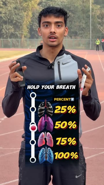 Breath Holding Test Comment your score 25%, 50%, 75%, 100%