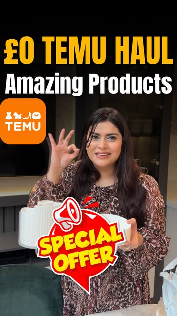🔥Shop Now 🔥
✅ £0 Temu Haul 🛍️✨
Shared all the products