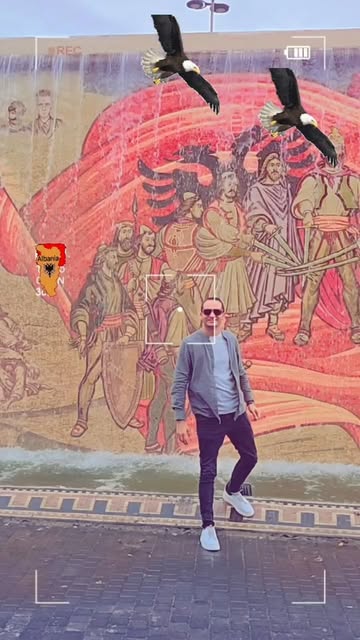 Shkup • Festat e Nëntorit 🇦🇱🔥Skopje 🇲🇰 – Red & Black !