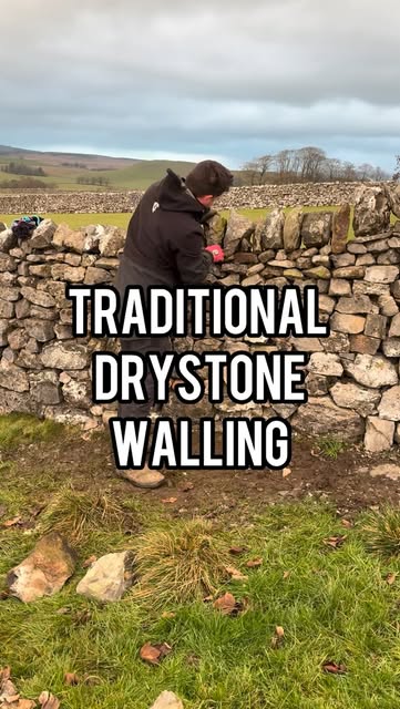 Drystone walling. An age old skill which hasn’t changed much