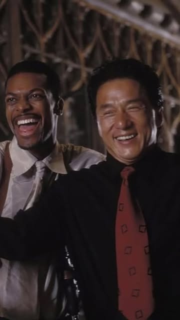 Rush Hour (1998)
Jackie Chan and Chris Tucker improvised so