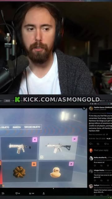 Asmongold reacts live to claims surrounding an alleged Ubiso