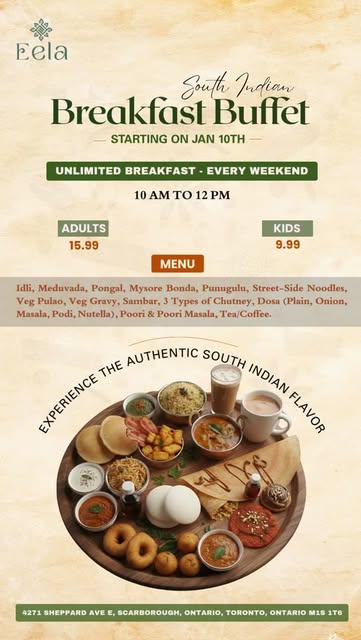 Wake Up to Unlimited Breakfast - Every Weekend!
#eelaexperi