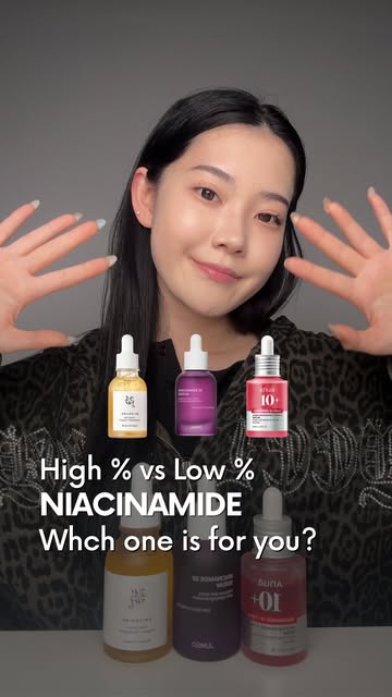 Higher Niacinamide doesn’t really mean better skin!👀 it’s a