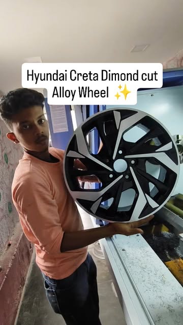 Hyundai Creta Alloy Wheel Transformation ✨
From stock finis
