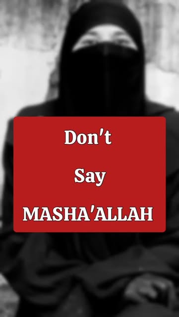 MashaAllah BarakAllah || By Sister Andlib-
#mashallah #evil