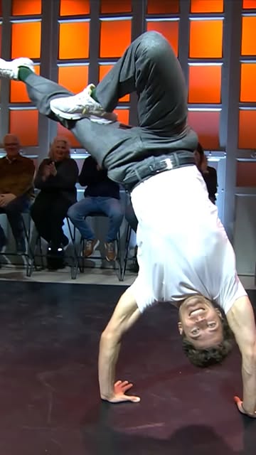 Jakub Józef Orliński verrast met zijn zijn breakdance-kunste