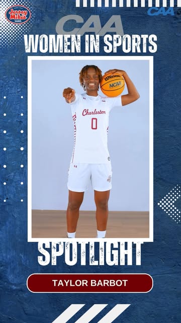 CAA #WomenInSports Spotlight
Meet Taylor Barbot 🏀
The @co