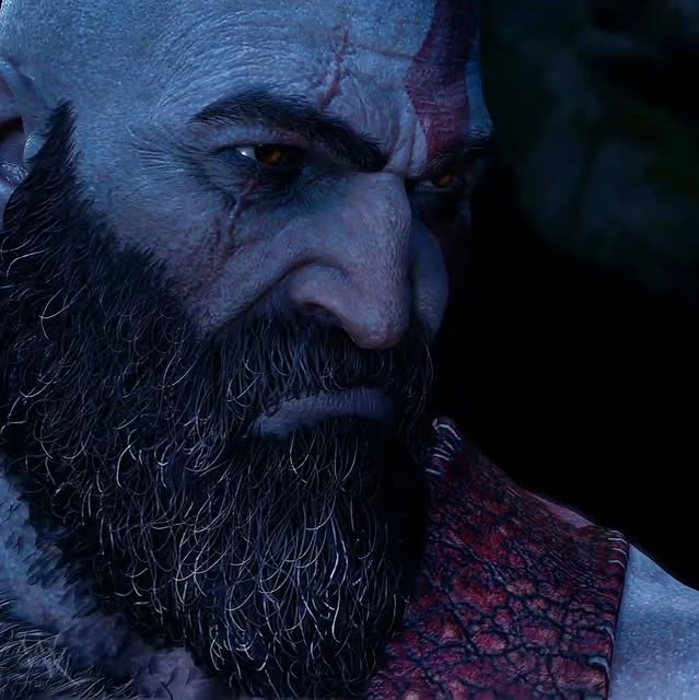 The past is a ghost that refuses to stay buried. Kratos face