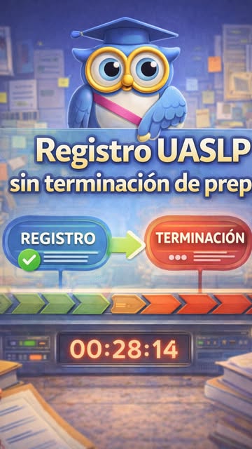 ¿Piden terminación de prepa para el registro UASLP 2026? #UA