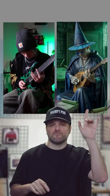 Guitar wizards 🧙♂️🎸 @davingloverofficial blessed me with