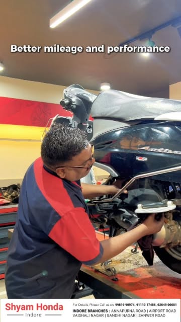 Because your Honda deserves expert service every time. ❤️🏍️