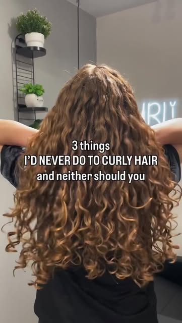 3 things I’d never do to curly hair and neither should you!