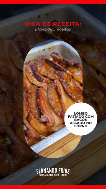 🧂Ingredientes:
Lombo
Bacon
Sal
Alho
Coloral
Limão
Temper