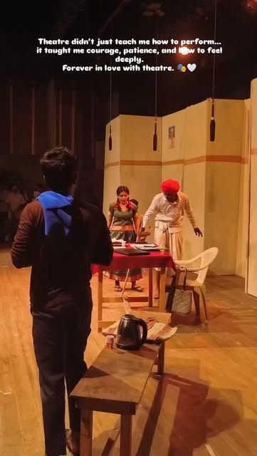 Forever in love with theatre 🎭🤍
.
.
.
.#theater #rangbhumi