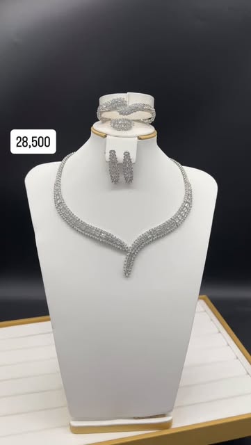 This stunning Silver set is available and ready to elevate y