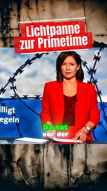Tagesschau-Sprecherin mit Durchsichtig-Top 🚨 Lichtpanne zur