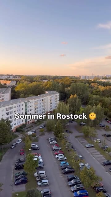 🇩🇪🇨🇭🇦🇹Sommer in Rostock – Plattenbauten, Straßenbahnen