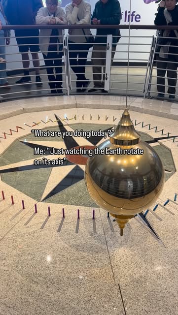 Who else is mesmerized by a Foucault Pendulum? @calacademy #