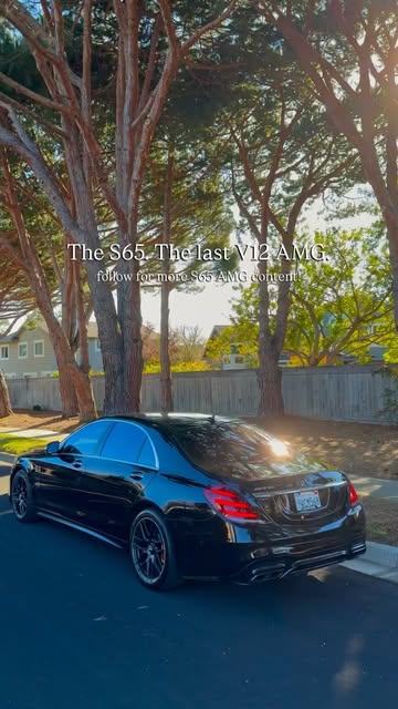 Peak AMG. This thing eats V8s ๐
#mercedes #s65 #amg #v12