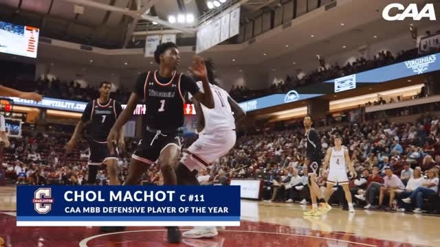 @_cholmachot becomes CAA Defensive player of the year Bigup