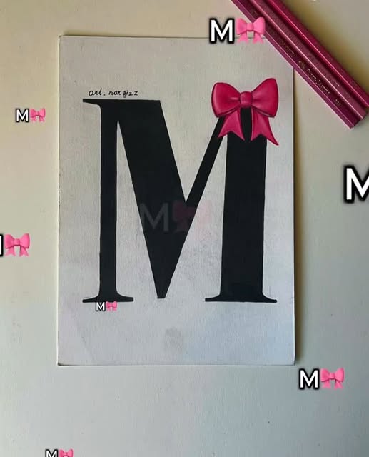 M❤️#fyp #foryou #art #letter #m