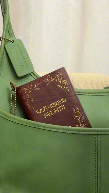 Made Wuthering Heights into a fully readable mini book charm