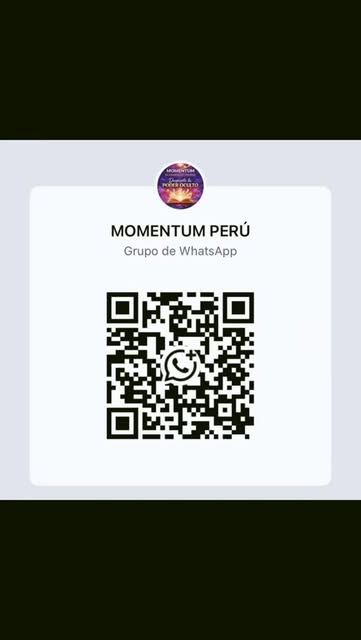 Únete a la Comunidad Momentum
Escanea el código QR y forma