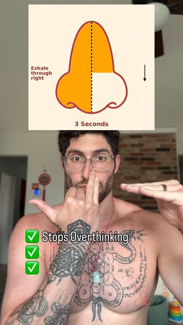 Feel overwhelmed or anxious? Do three rounds of this before