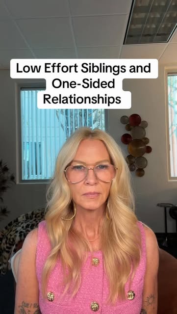 Low effort sibling relationships often feel one sided but ar