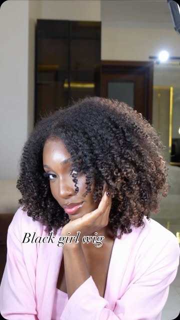 You said you wanted a curly wig that look natural....
I adde