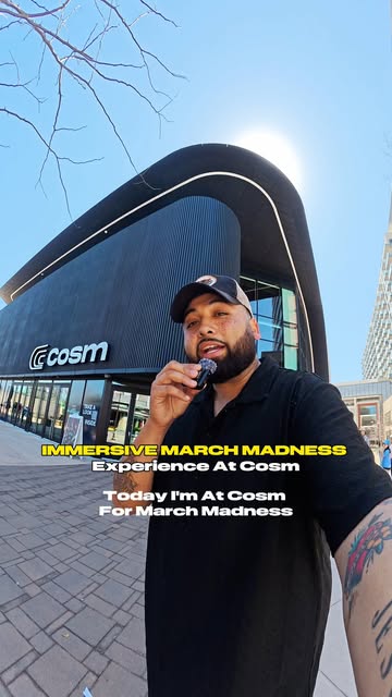 March Madness at Cosm is HERE… so let me give you the VIP, g