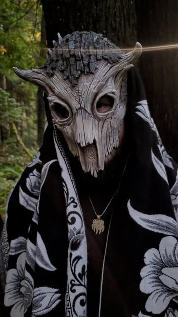 Showing off some of my wearable masks. All hand sculpted in