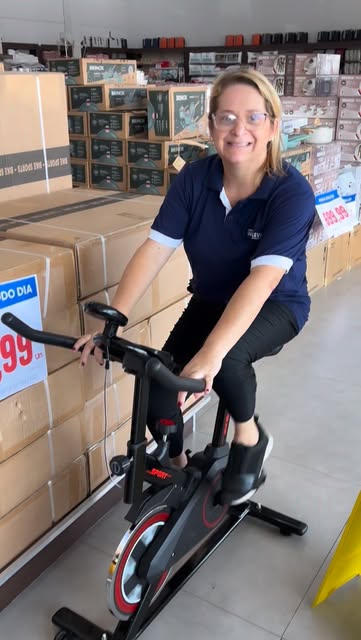 REPOSIÇÃO! 🚀😎
Bicicleta ergométrica R$499,99! Já manda pr