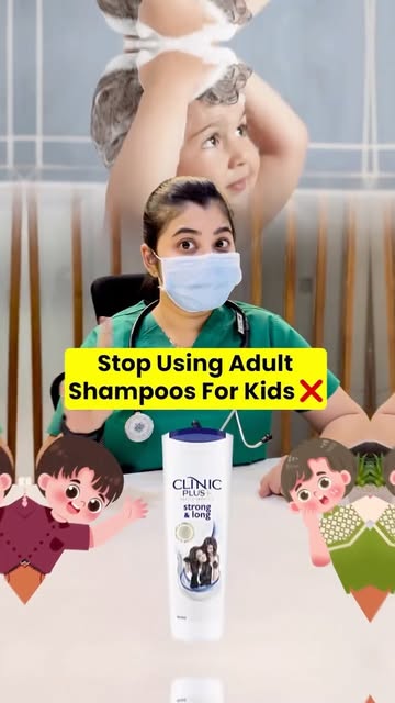🚫 Using adult shampoos for kids? Think again.
Children’s s