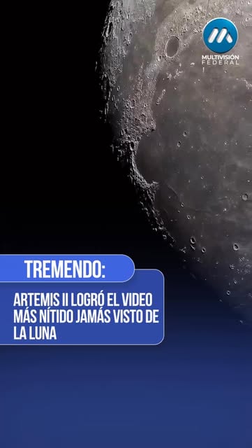 🌕🚀 ARTEMIS II DEJÓ UNA POSTAL HISTÓRICA DE LA LUNA
La mis