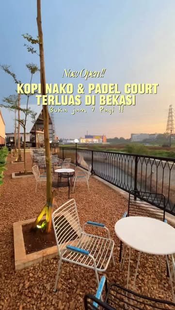 Akhirnya!! Kopi Nako x Nako Padel Club now officially open i