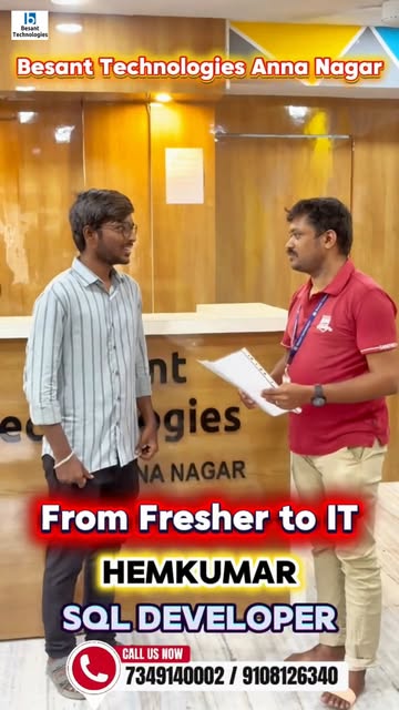 Congrats🔥 | Top Database Training Institute in Chennai – Be