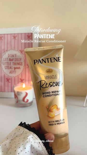 Pantene Miracle rescue conditioner repairs 3 years of damage