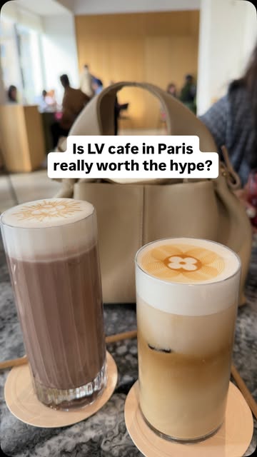 Honest review of the Louis Vuitton café in Paris,
because s