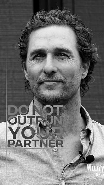 Matthew McConaughey framed partnership like a long run, not
