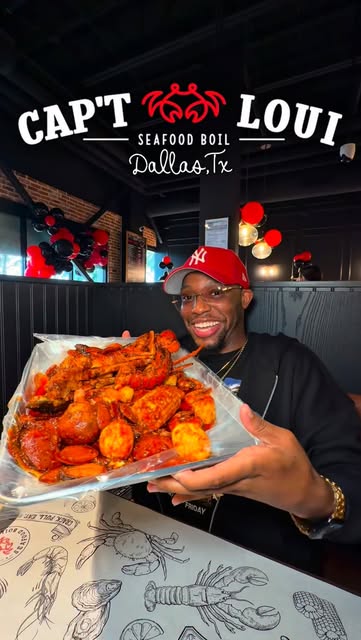 Grand opening vibes at Cap’t Loui Dallas 🦀⚓️
Seafood really