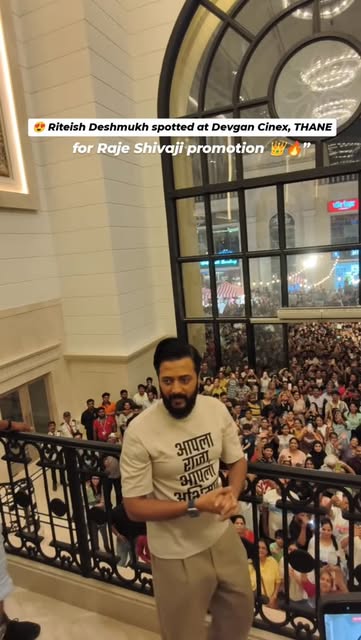 Ritesh Deshmukh in thane the walk Hirandani for Raje Shivaji