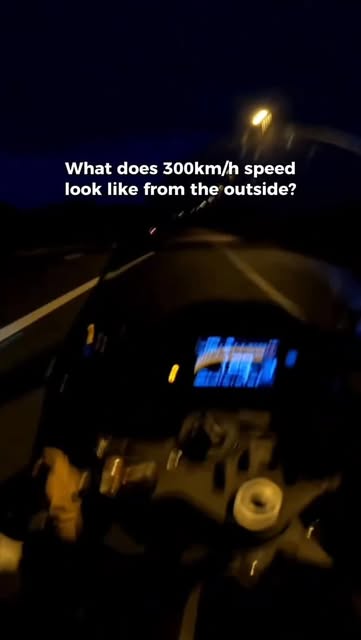 This viral video depicts a high-speed motorcycle ride across